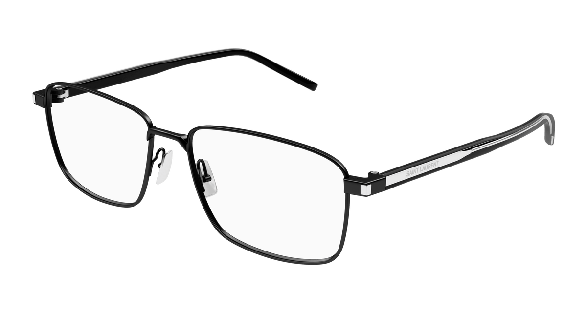 Saint Laurent SL 666 Eyeglasses - Black / Transparent (003)