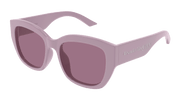Alexander McQueen AM0451SA Sunglasses - Pink / Red (003)