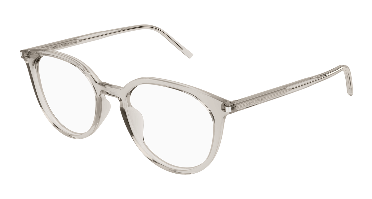 Saint Laurent SL 681/F Eyeglasses - Beige / Transparent (003)