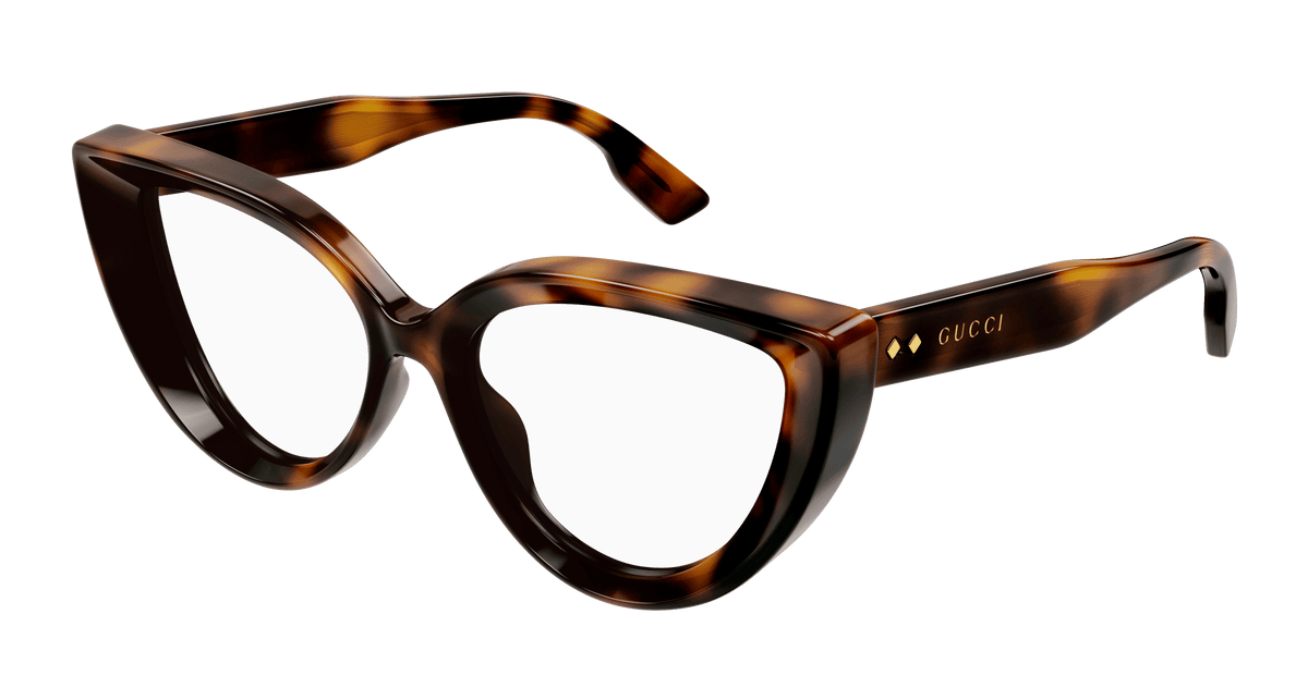 Gucci GG1530O Eyeglasses - Havana / Transparent (002)