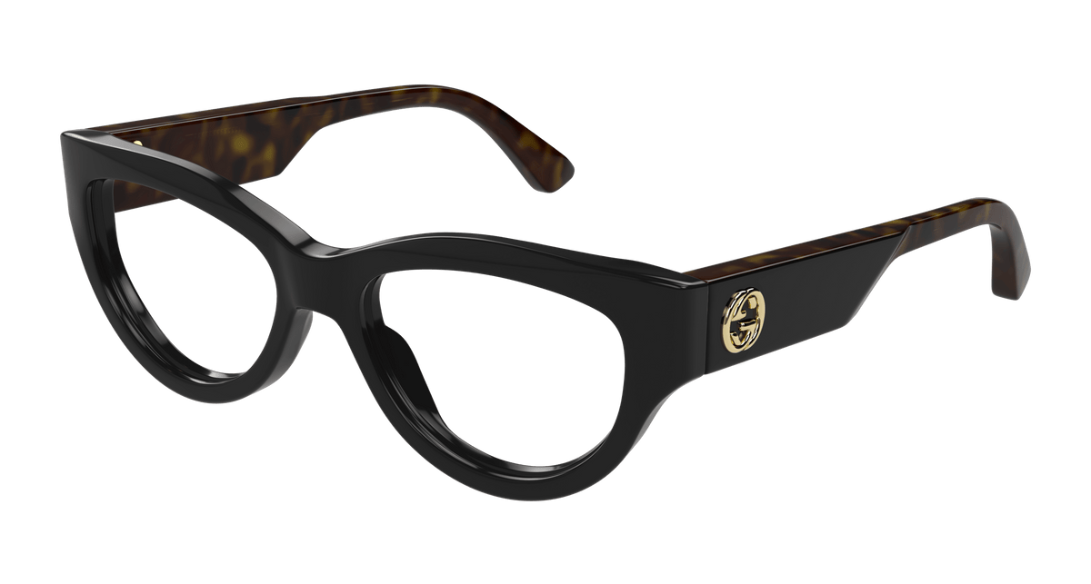 Gucci GG1665O Eyeglasses - Black / Transparent (005)