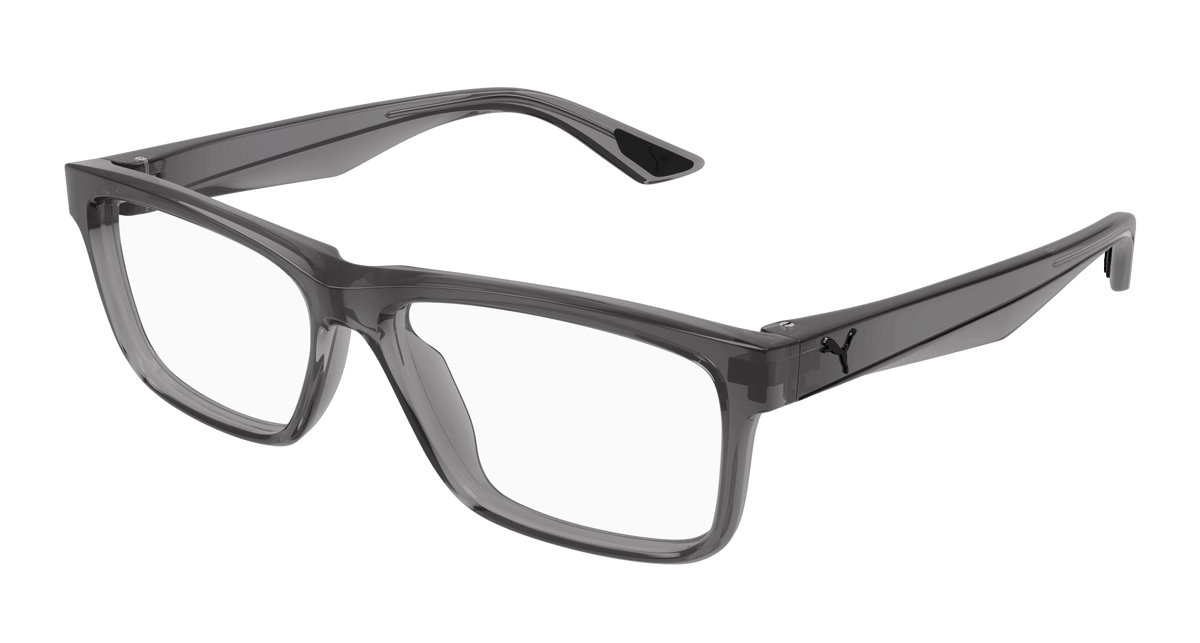 Puma PU0444O Eyeglasses - Grey / Transparent (005)