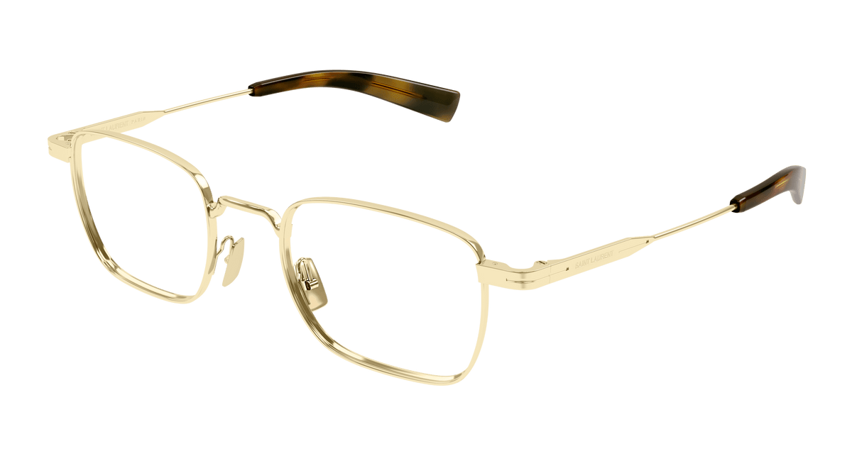 Saint Laurent SL 729 Eyeglasses - Gold / Transparent (003)