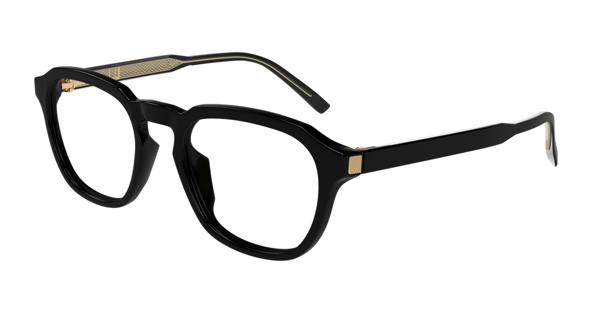 Dunhill DU0082OA Eyeglasses - Black / Transparent (001)