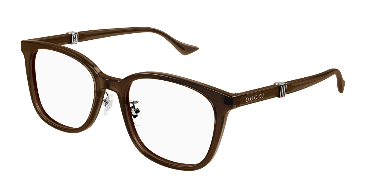 Gucci GG1500OK Eyeglasses - Brown / Transparent (004)