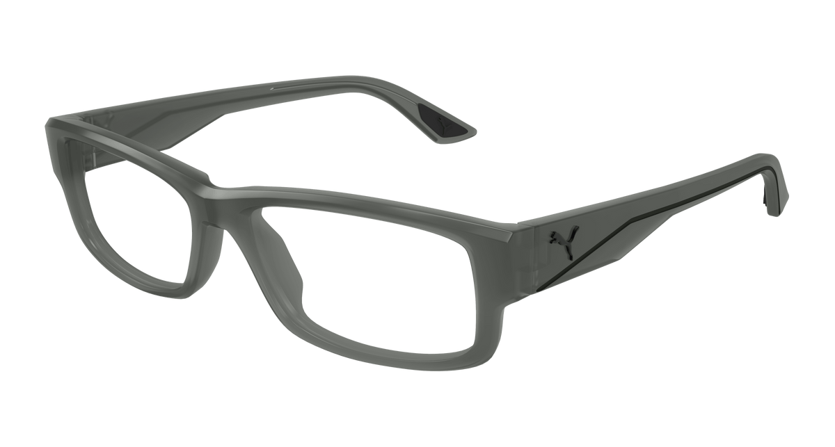 Puma PU0440O Eyeglasses - Grey / Transparent (004)