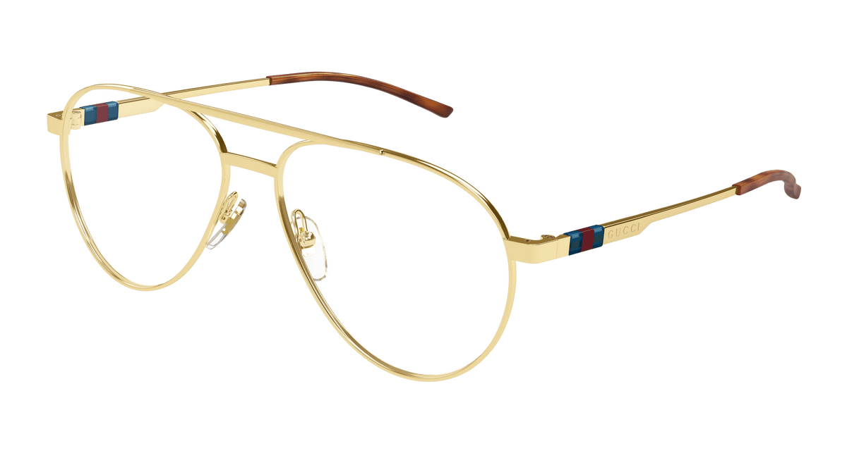 Gucci GG1679O Eyeglasses - Gold / Transparent (002)