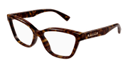 Gucci GG1589O Eyeglasses - Havana / Transparent (002)
