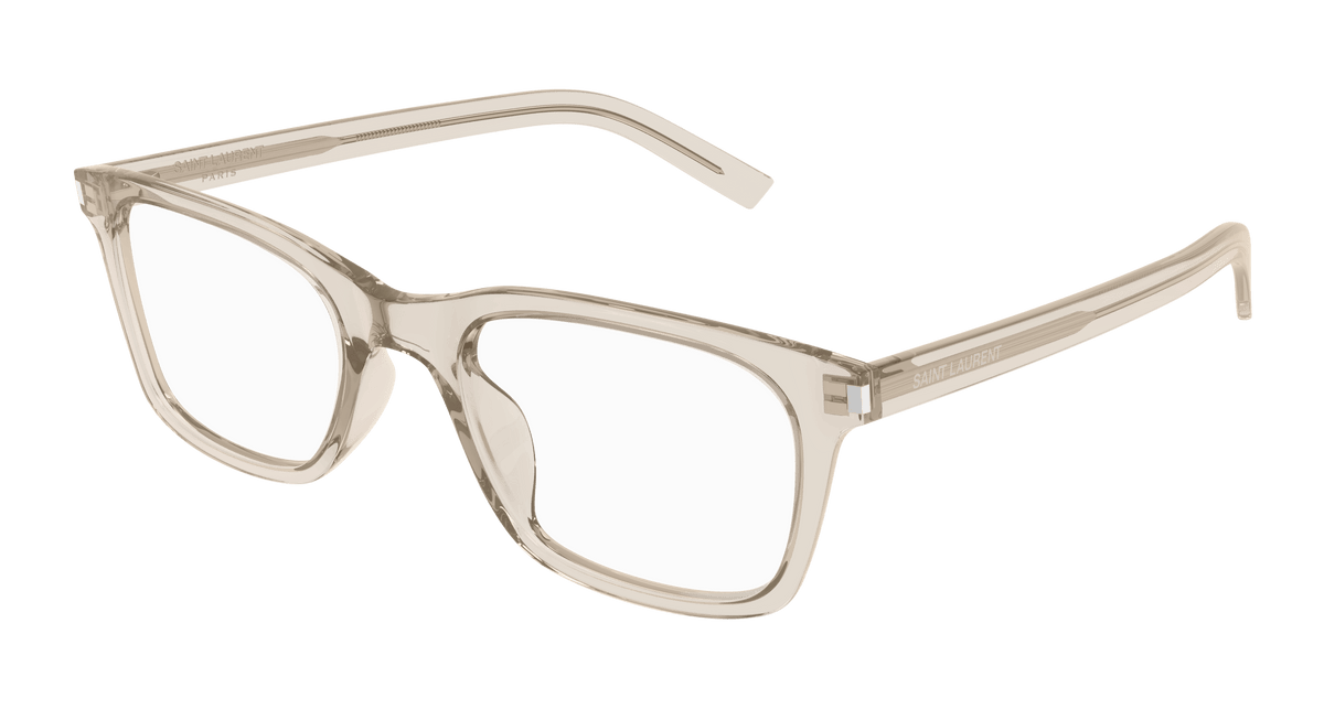 Saint Laurent SL 718 SLIM Eyeglasses - Beige / Transparent (008)