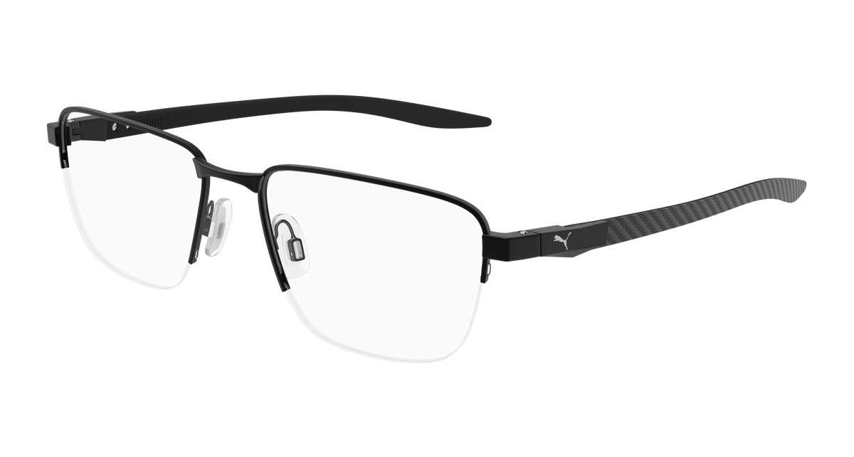 Puma PU0456O Eyeglasses - Black / Transparent (005)