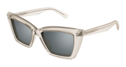 Saint Laurent SL 657 Sunglasses - Beige / Silver (003)