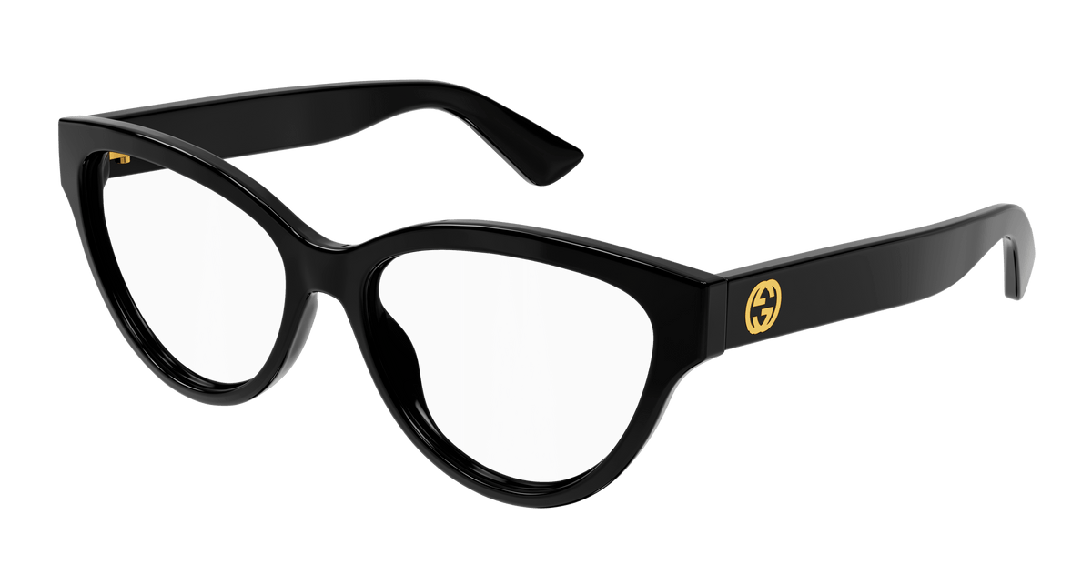 Gucci GG1581O Eyeglasses - Black / Transparent (001)