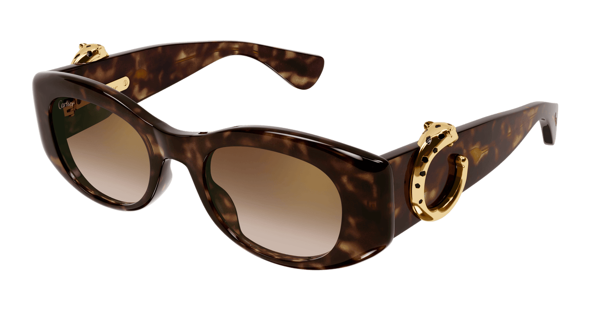 Cartier CT0472S Sunglasses - Havana / Brown (002)