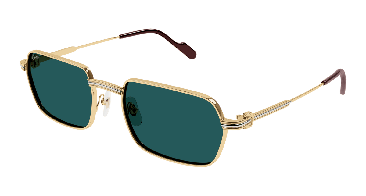 Cartier CT0463S Sunglasses - Gold / Green (002)