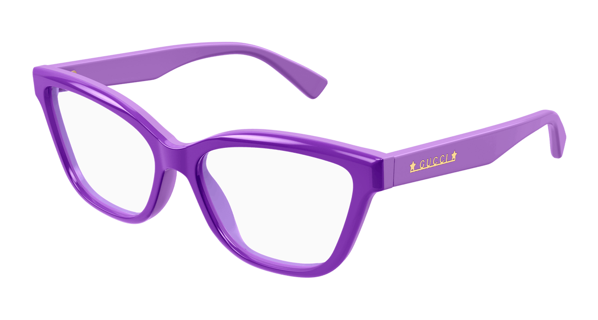 Gucci GG1589O Eyeglasses - Violet / Transparent (003)