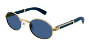Cartier CT0464S Sunglasses - Gold / Blue (004)