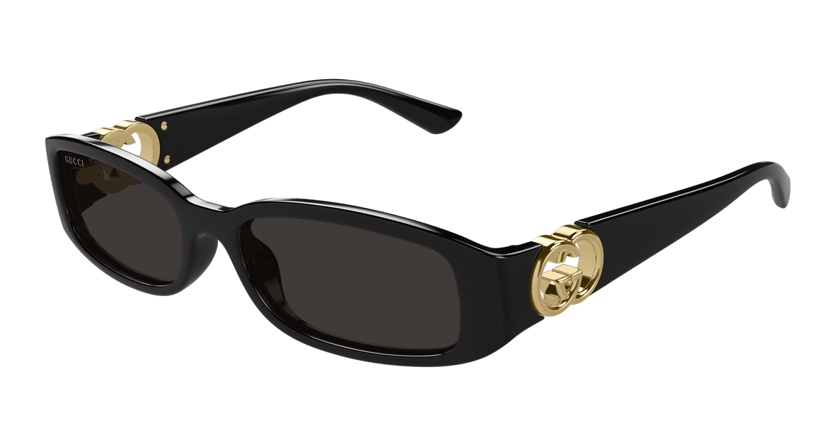 Gucci GG1661S Sunglasses - Black / Grey (001)