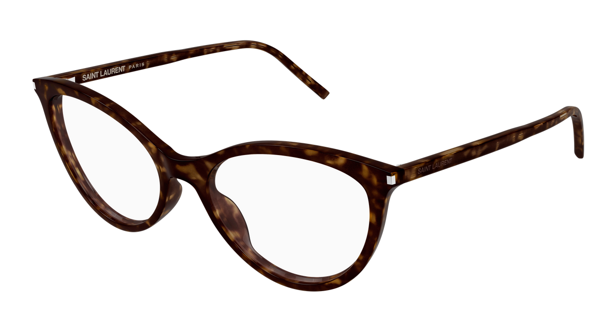 Saint Laurent SL 833 Eyeglasses - Havana / Transparent (002)