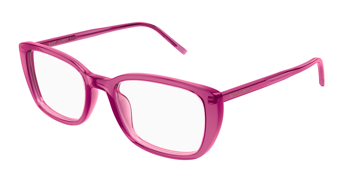Saint Laurent SL 776 Eyeglasses - Pink / Transparent (009)