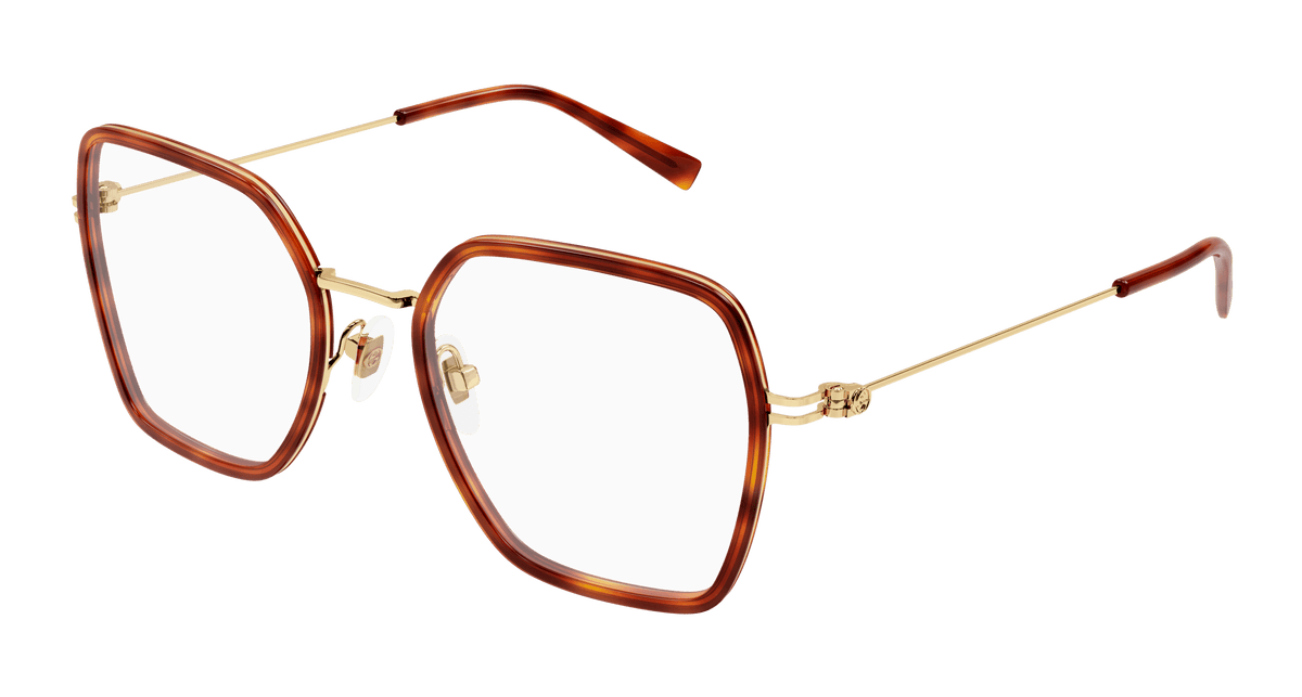 Gucci GG1850O Eyeglasses - Havana / Transparent (002)