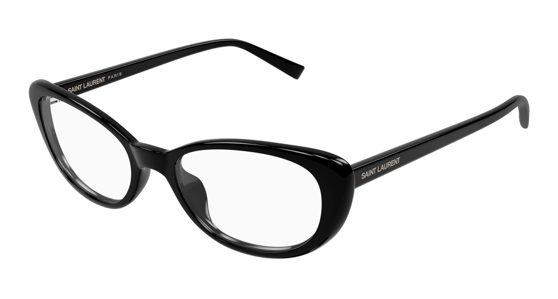 Saint Laurent SL 822 OPT Eyeglasses - Black / Transparent (001)