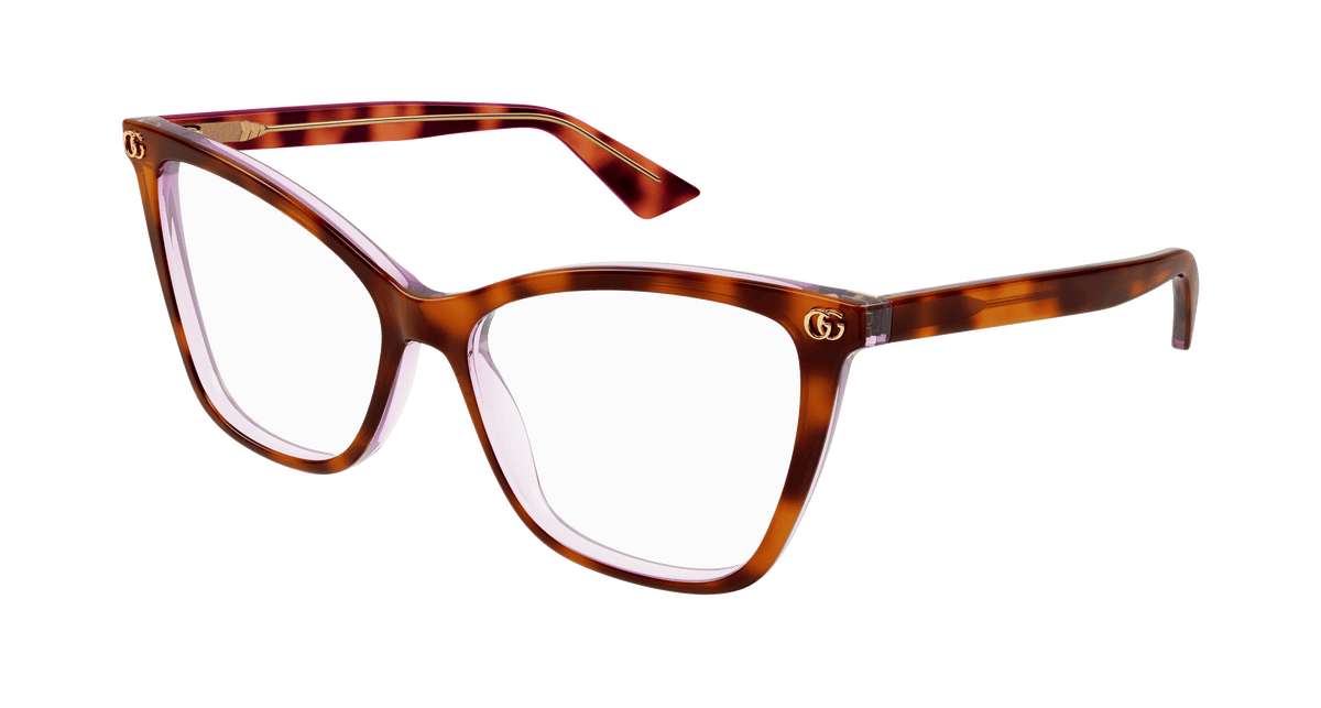 Gucci GG1817O Eyeglasses - Havana / Transparent (004)