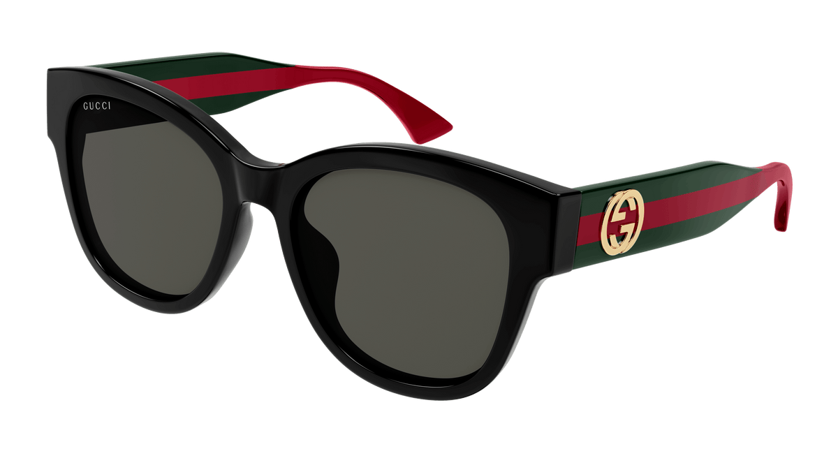 Gucci GG1866SK Sunglasses - Black / Grey (001)