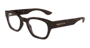 Alexander McQueen AM0530O Eyeglasses - Havana / Transparent (006)