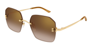 Cartier CT0591S Sunglasses - Gold / Brown (002)