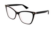Gucci GG1817O Eyeglasses - Black / Transparent (003)