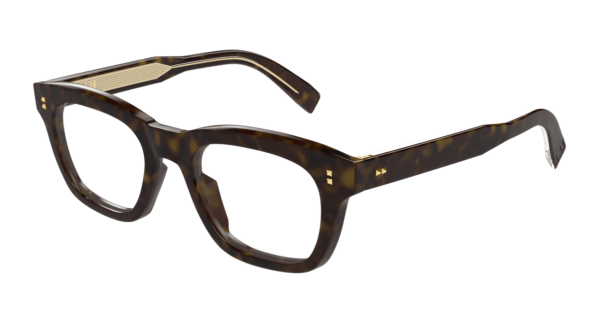 Dunhill DU0101O Eyeglasses - Havana / Transparent (002)