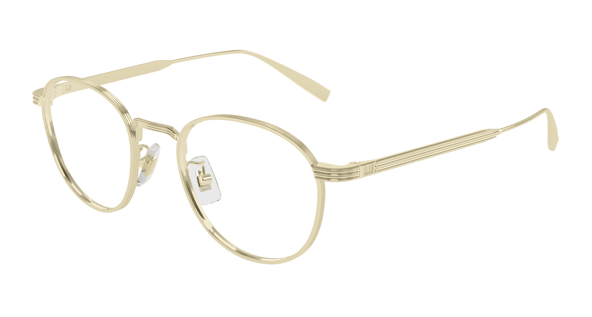 Dunhill DU0102O Eyeglasses - Gold / Transparent (001)