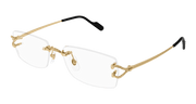Cartier CT0563O Eyeglasses - Gold / Transparent (001)