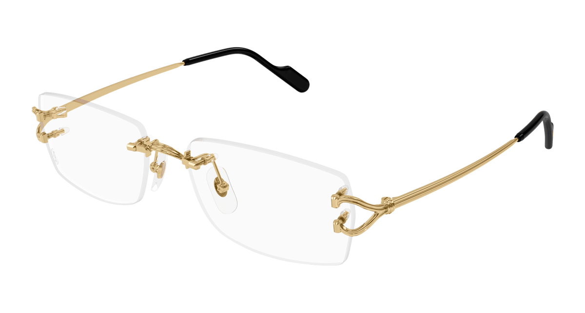 Cartier CT0563O Eyeglasses - Gold / Transparent (001)