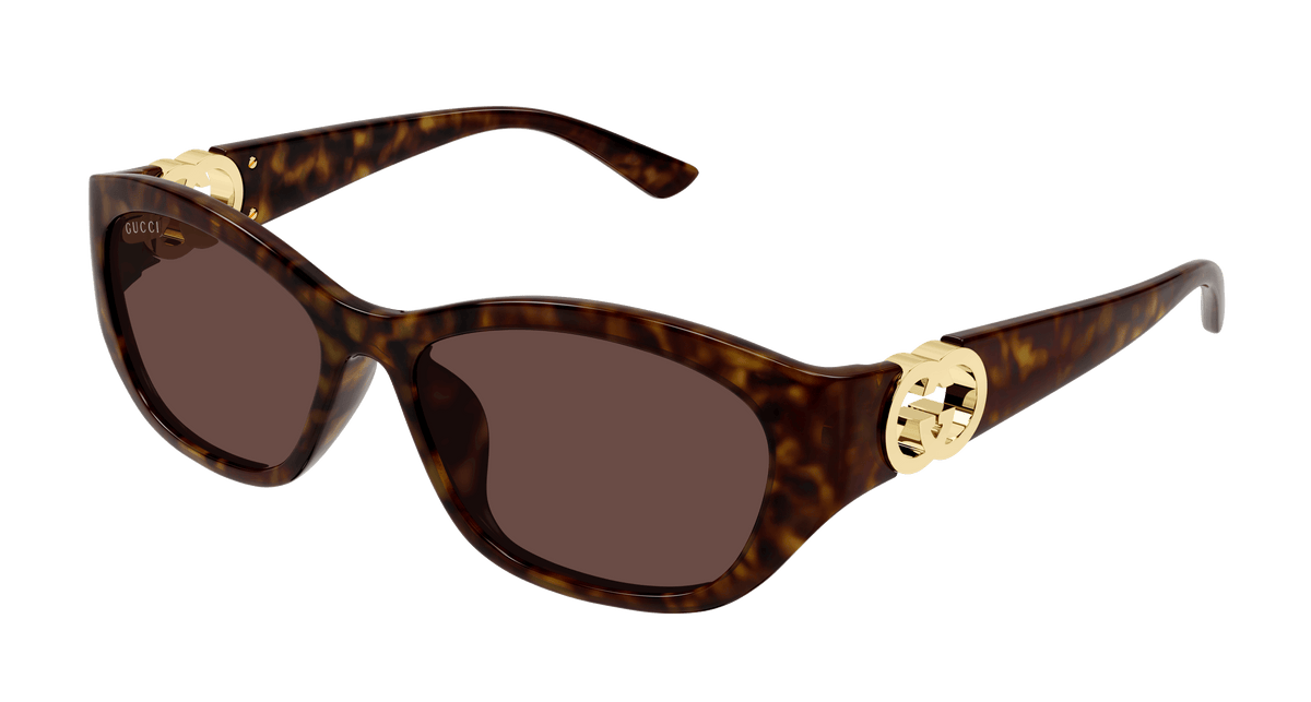 Gucci GG1826SK Sunglasses - Havana / Brown (002)