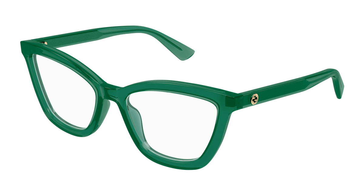 Gucci GG1686O Eyeglasses - Green / Transparent (010)