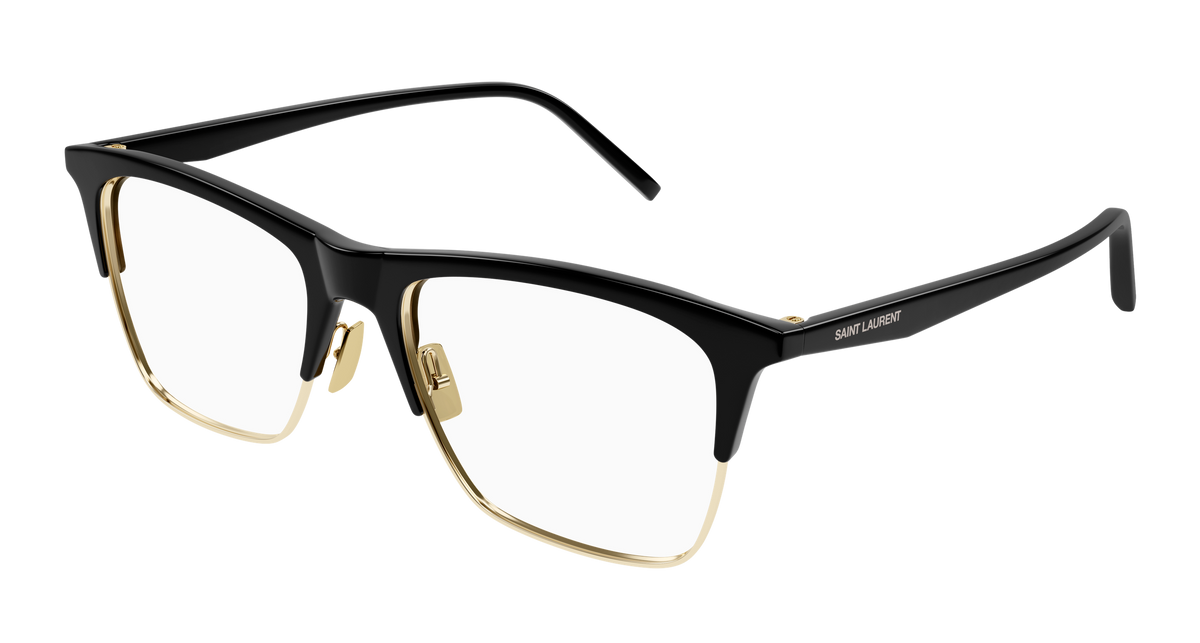 Saint Laurent SL 786 Eyeglasses - Black / Transparent (003)