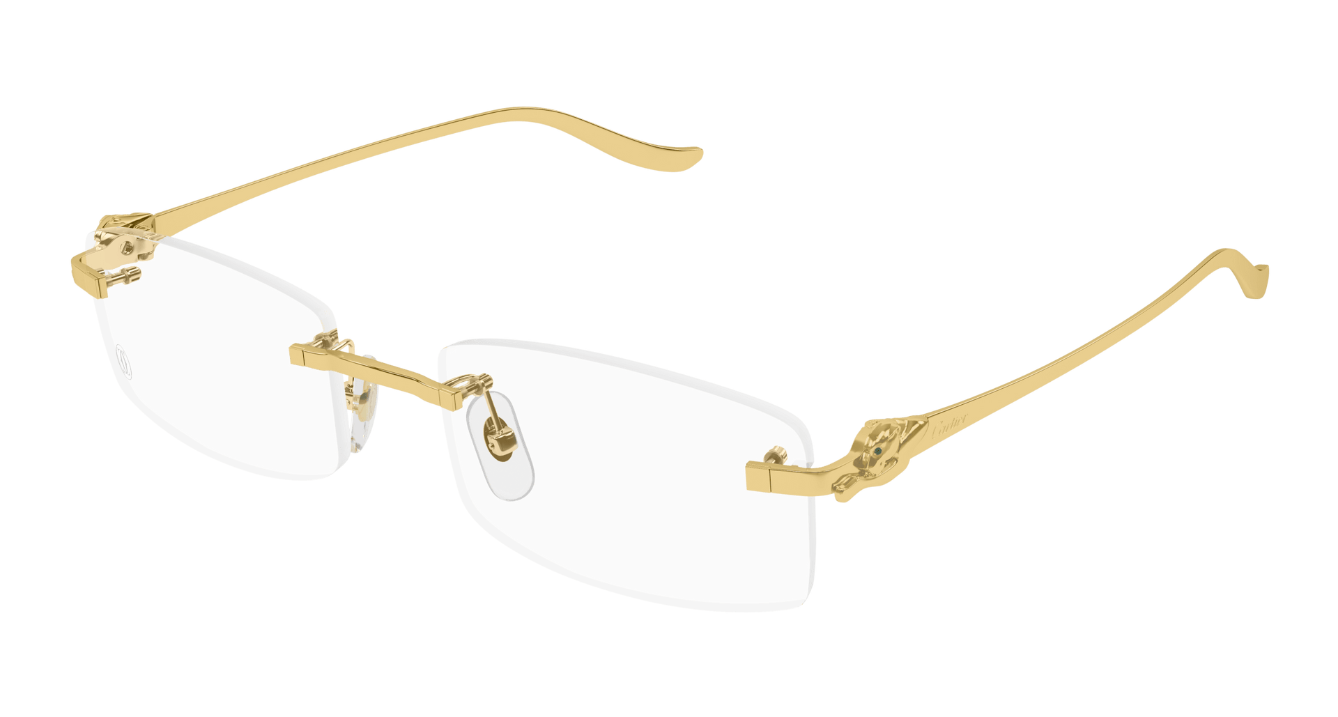 Cartier CT0552O Eyeglasses - Gold / Transparent (001)
