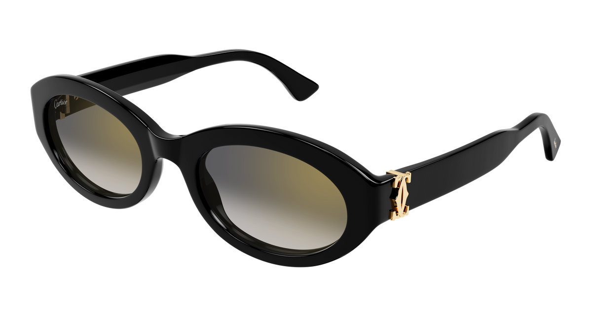Cartier CT0588S Sunglasses - Black / Grey (001)