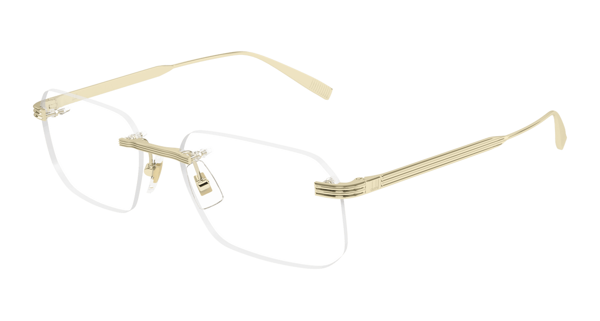 Dunhill DU0104O Eyeglasses - Gold / Transparent (001)