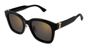Cartier CT0589SA Sunglasses - Black / Grey (001)