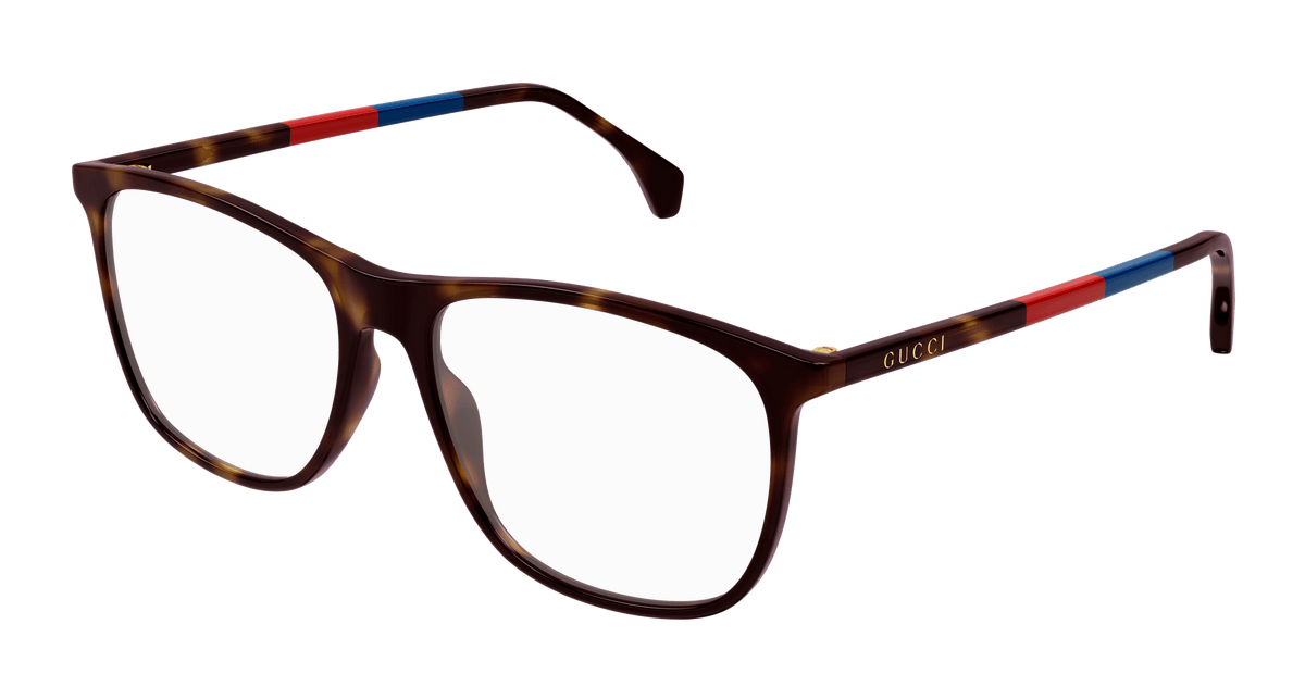 Gucci GG0554O Eyeglasses - Havana / Transparent (010)