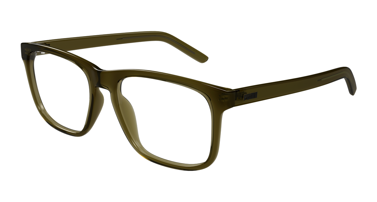 Puma PU0517O Eyeglasses - Green / Transparent (004)