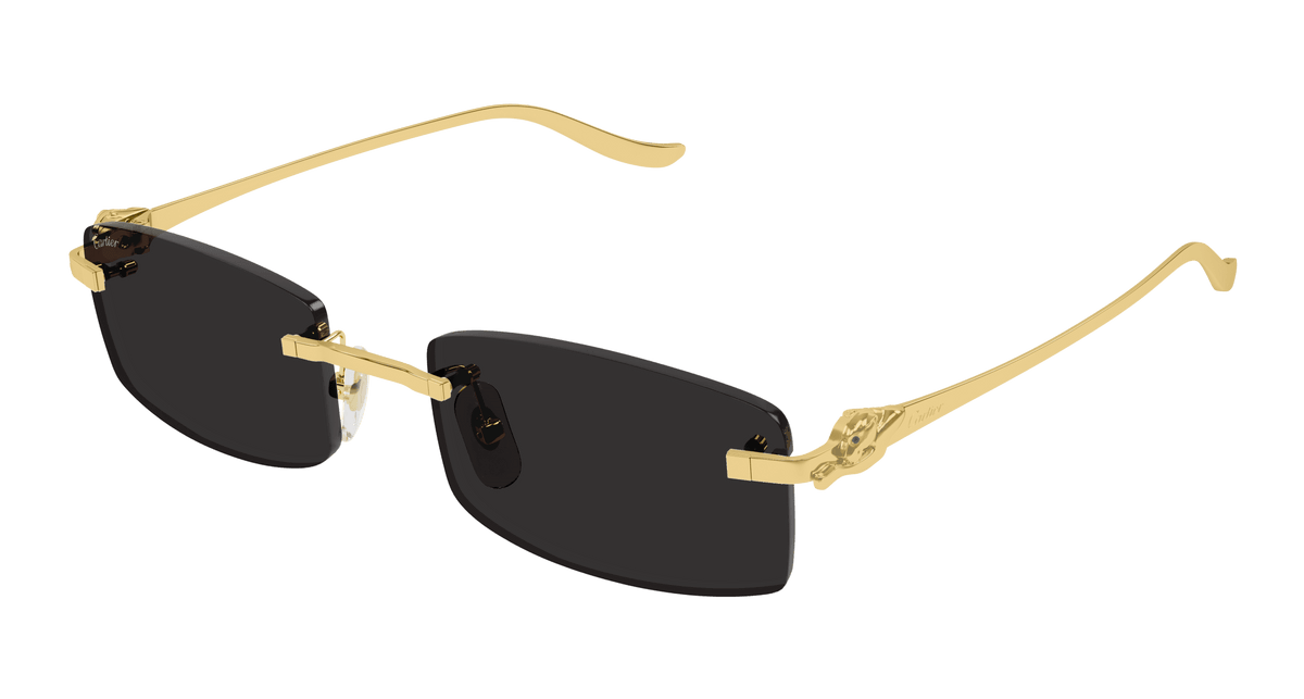 Cartier CT0552S Sunglasses - Gold / Grey (001)