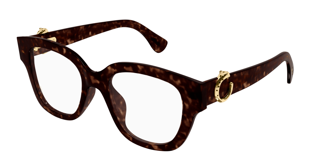 Cartier CT0566O Eyeglasses - Havana / Transparent (006)