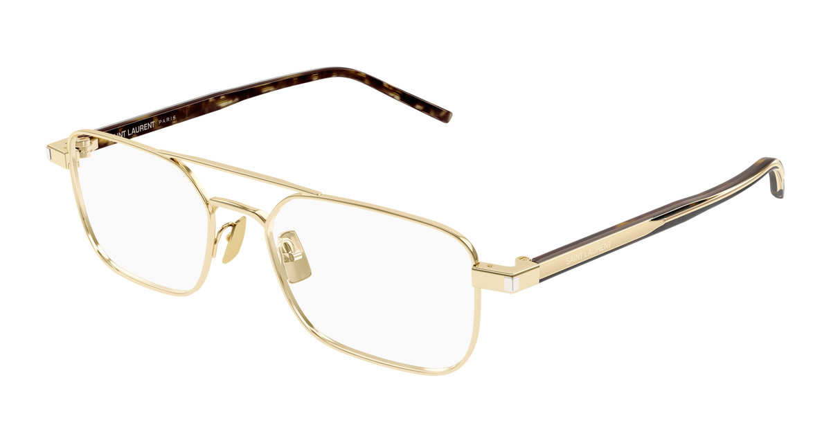 Saint Laurent SL 780 Eyeglasses - Gold / Transparent (002)