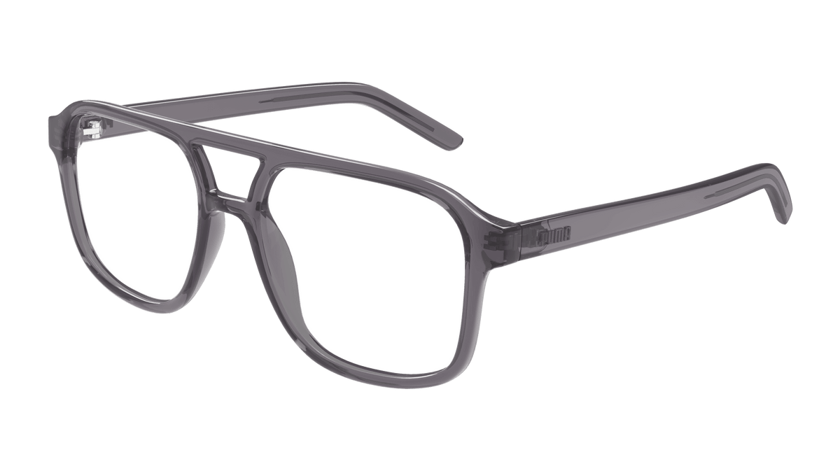 Puma PU0495O Eyeglasses - Grey / Transparent (002)