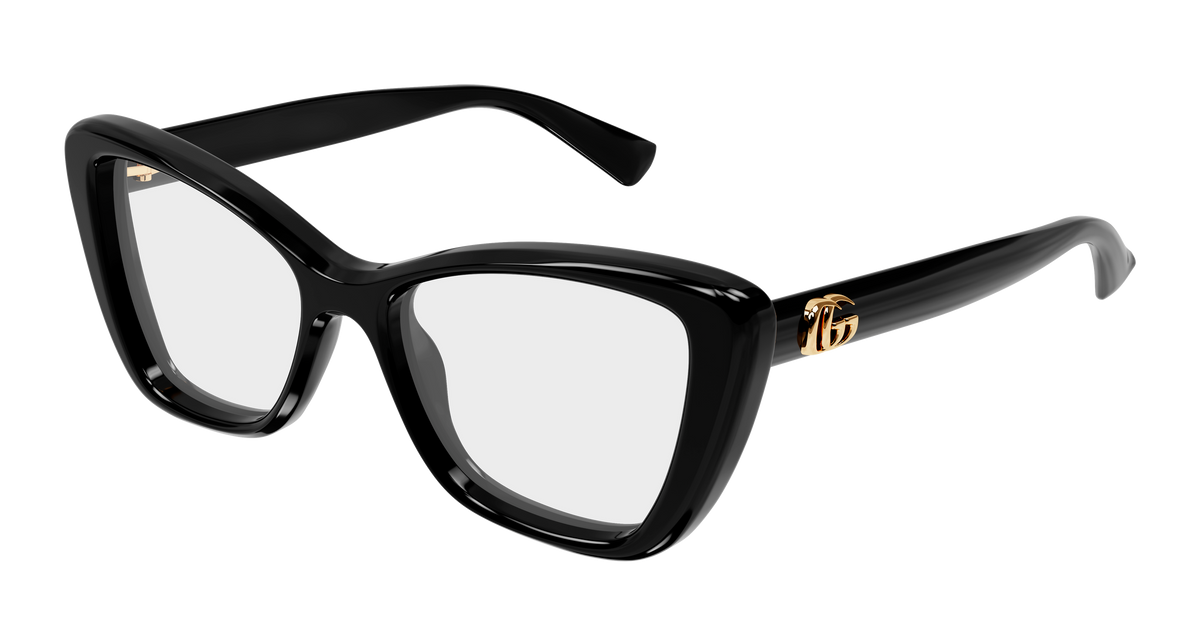 Gucci GG1977O Eyeglasses - Black / Transparent (001)
