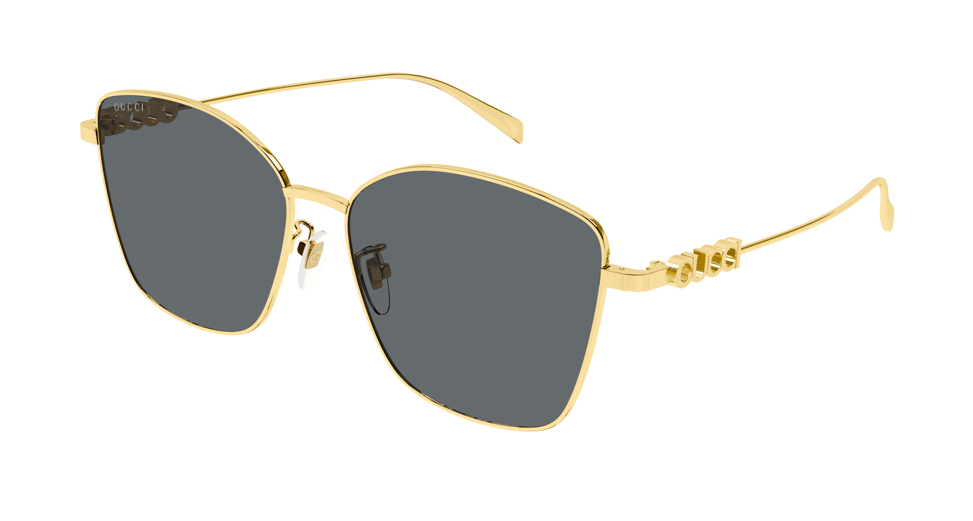 Gucci GG1805SA Sunglasses - Gold / Grey (001)