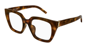 Saint Laurent SL M143 OPT Eyeglasses - Havana / Transparent (003)